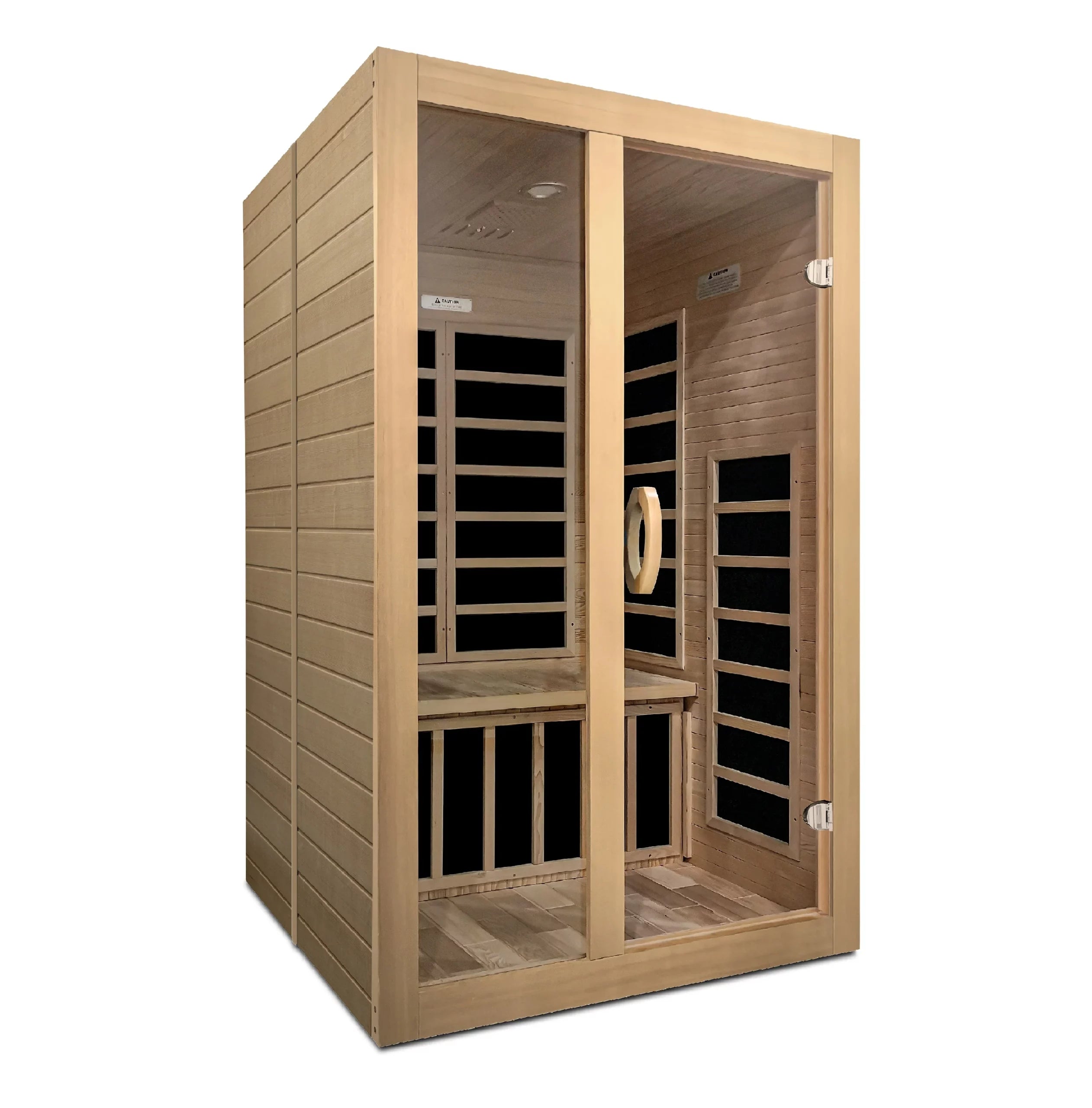 Dynamic Santiago 2-person Low EMF (Under 8MG) FAR Infrared Sauna (Canadian Hemlock)